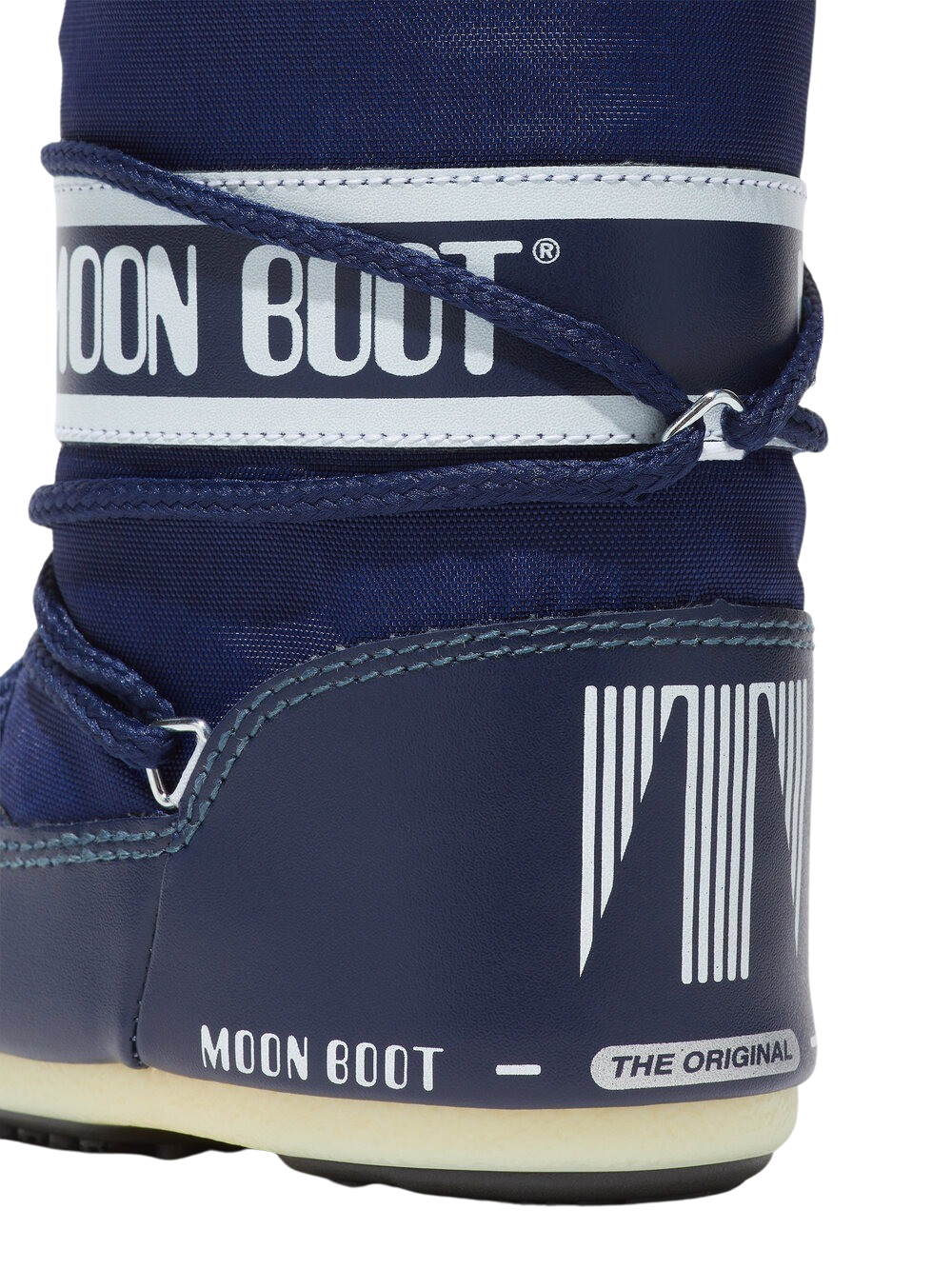 MOON BOOT  Icon Mini Nylon børnestøvler, blå - str. 19/22