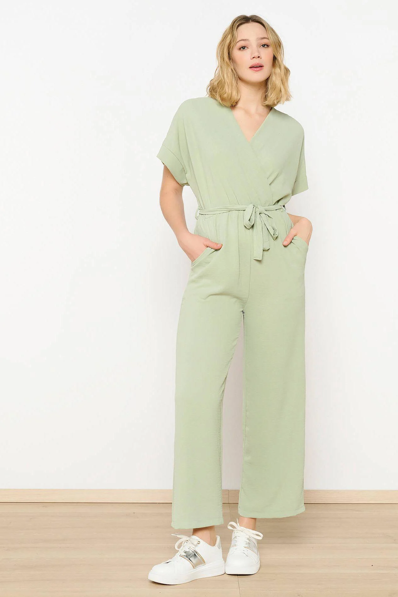 LOLALIZA jumpsuit mintgroen
