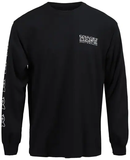 Meow Big Cat Longsleeve T-shirt | SkatePro