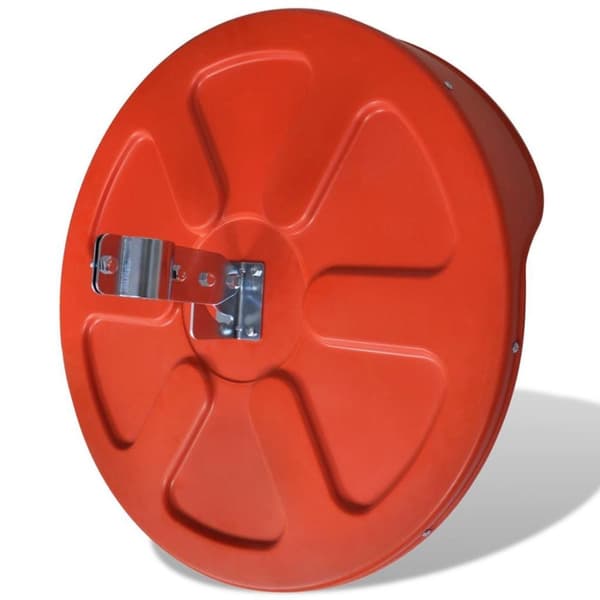 vidaXL Trafikkspeil konvekst PC plast oransje 60 cm utendørs
