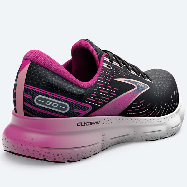 Chaussure running BROOKS GLYCERIN 20 W BLACK/FUCHSIA/LINEN