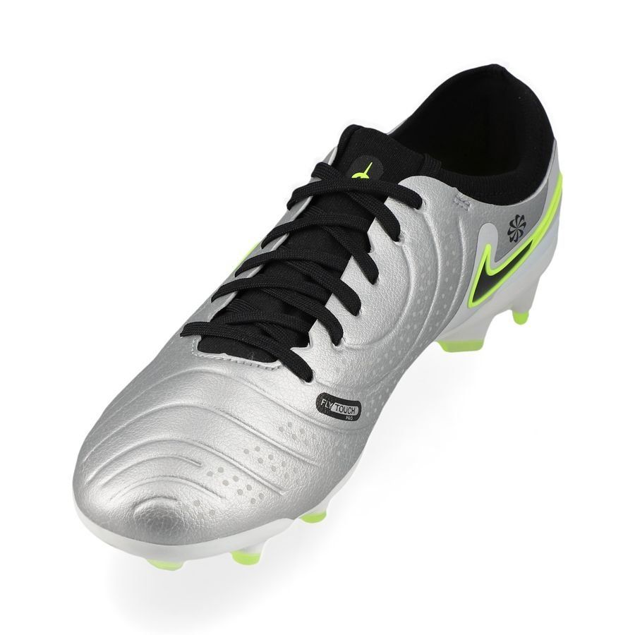 Nike Tiempo Legend 10 Pro FG Mad Voltage - Argenté/Noir/Jaune Fluo