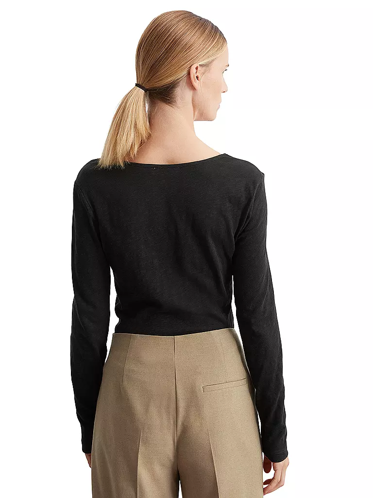 MARC O'POLO Langarmshirt  schwarz