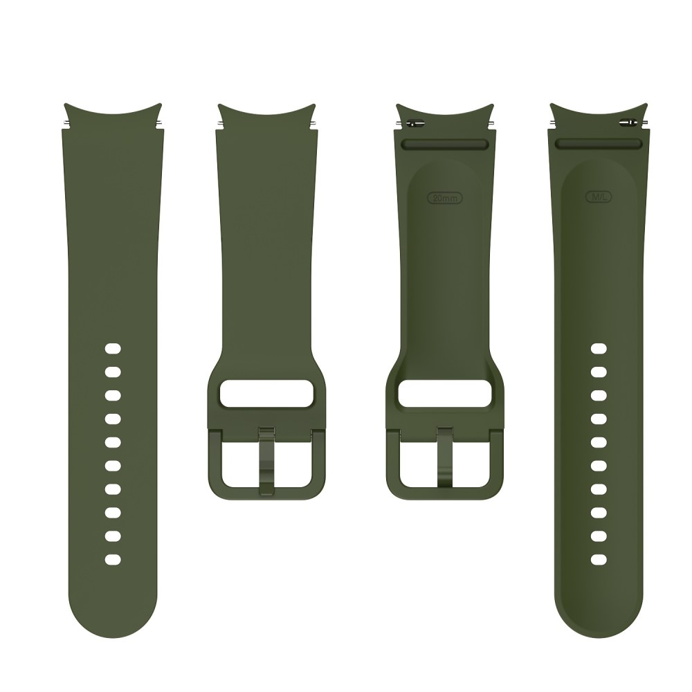 Samsung Galaxy Watch FE (40mm) Ersatz Sport Silikon Armband (Gelenkumfang: 180 - 220mm) - Grün
