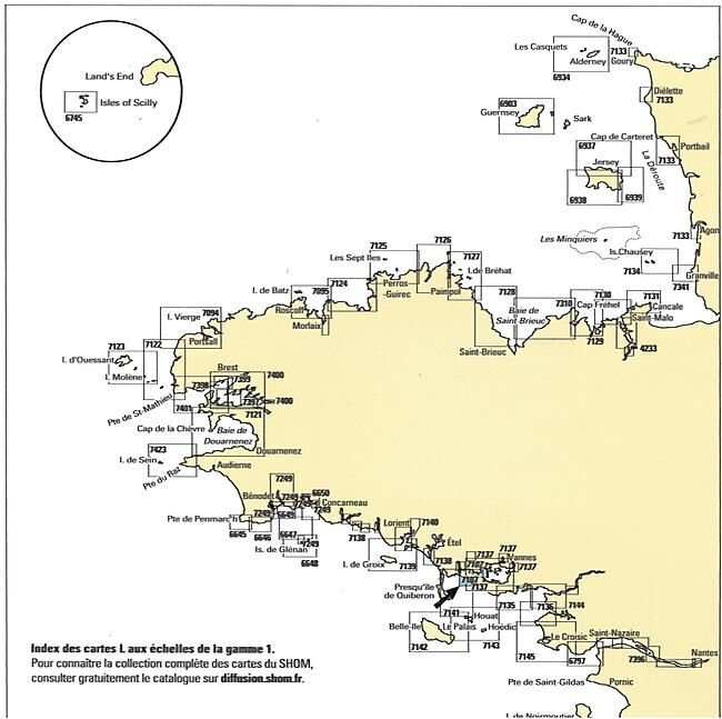 EPSHOM - 7107L PORT DE LA TRINITE SUR MER