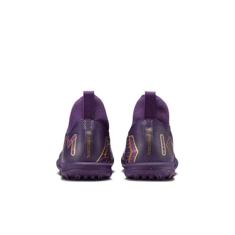 Nike Air Zoom Mercurial Superfly 10 Academy TF Mbappé Personal Edition - Violet/Blanc Enfant