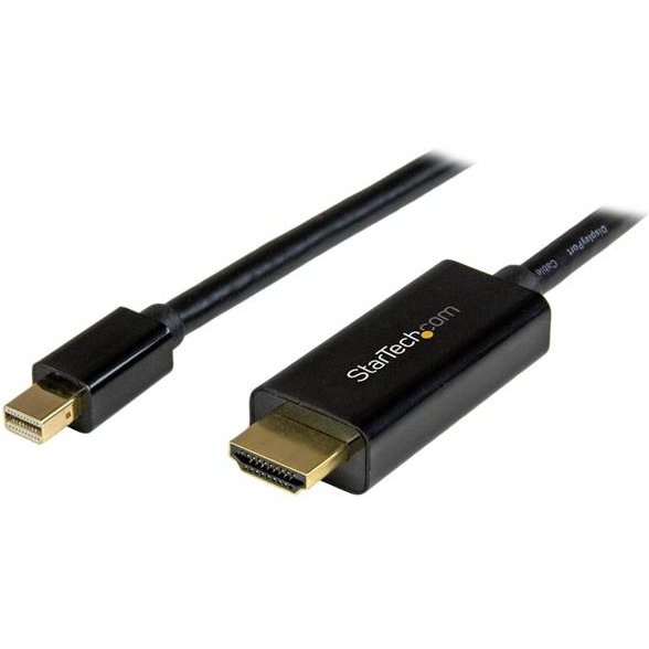 StarTech.com Câble adaptateur Mini DisplayPort vers HDMI de 5 m - 4K 30 Hz - Noir