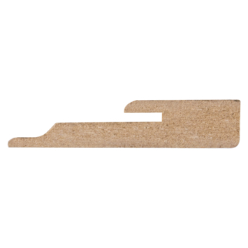 Muurplint zilvergrijs eiken nr. 539 240 cm