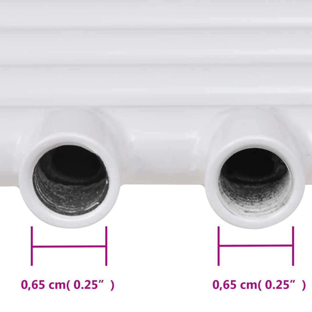 Badkamerradiator, recht, 500 x 764 mm