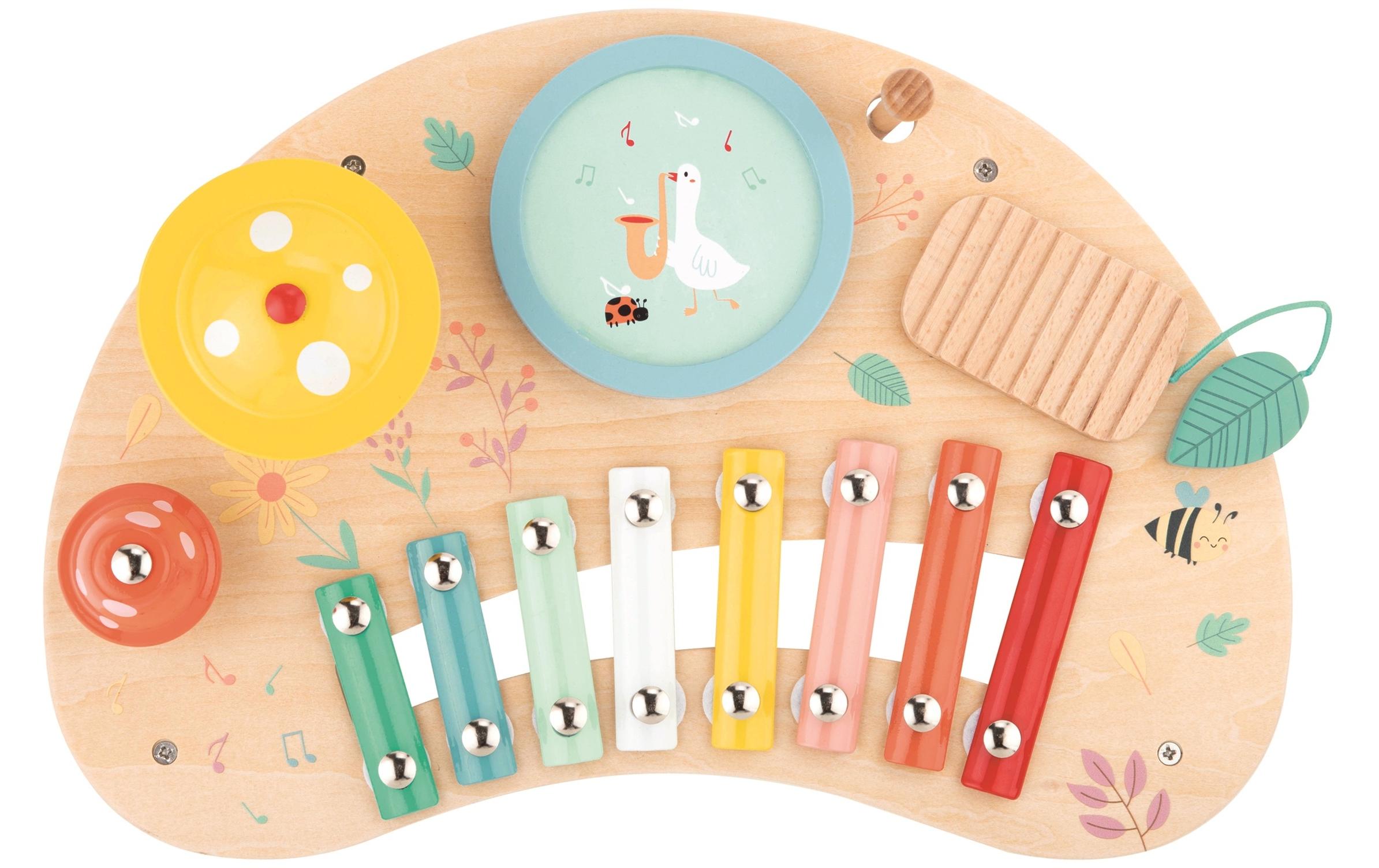 Musik TischLiebevoll gestaltetes Musikspielzeug aus Holz