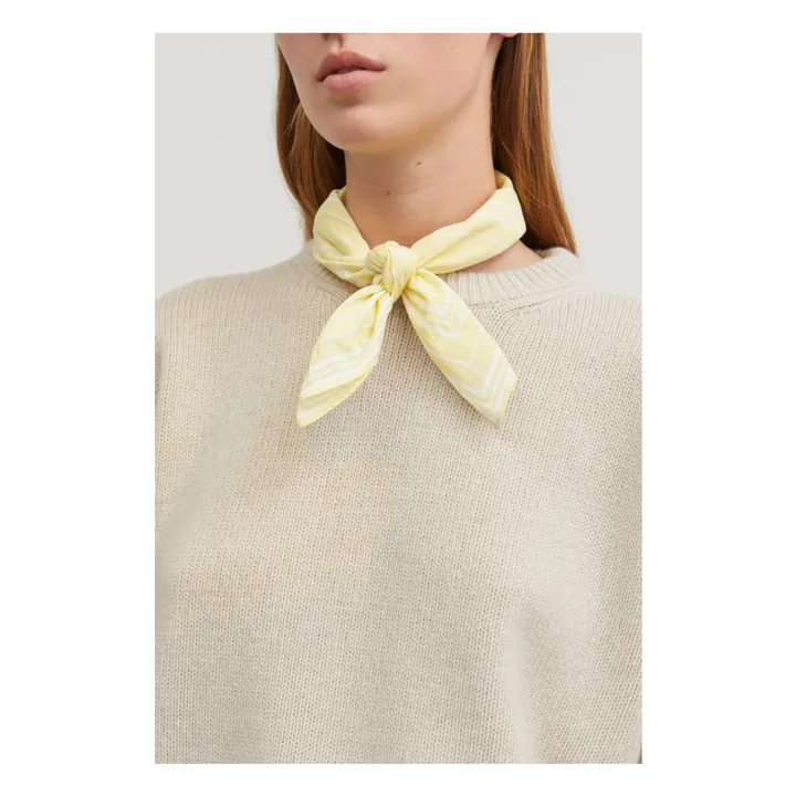Skall Studio Foulard Skall | Jaune pâle