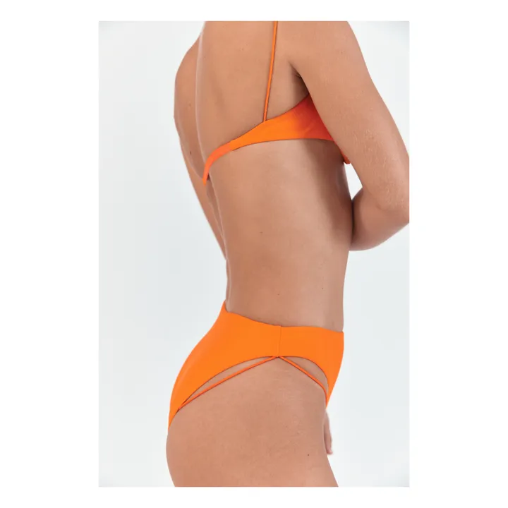 Ziah Bas de maillot Taille Haute | Orange