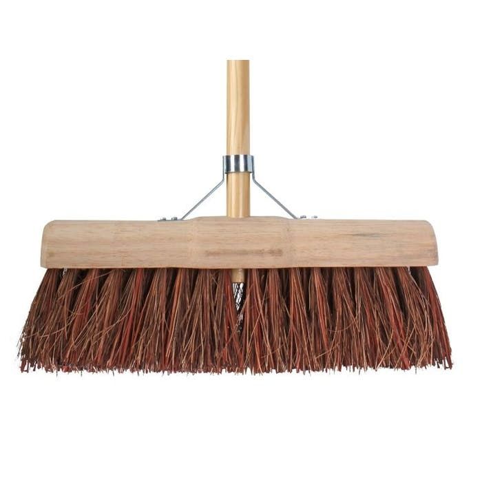 Gemeentebezem Talen Tools 45 cm bruin met steel 160 cm (8712448285889)