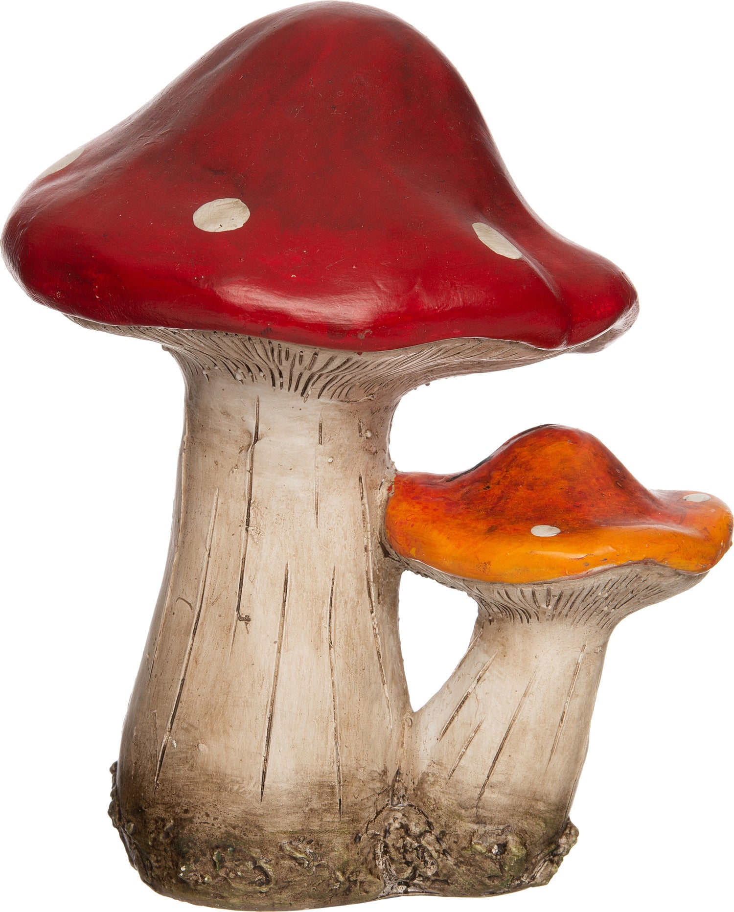 Intratuin tuinbeeld paddenstoel rood / wit 11,5 x 10 x 14 cm