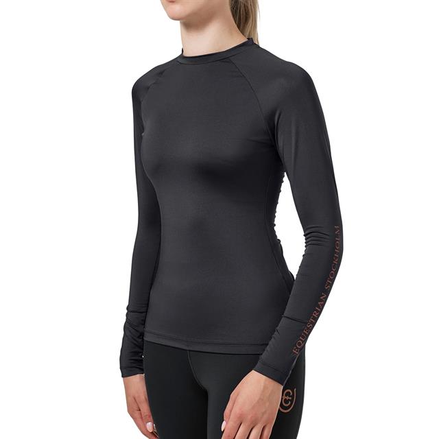 Shirt Equestrian Stockholm Dynamic Base Layer Dark Ocean Donkerblauw-donkergrijs