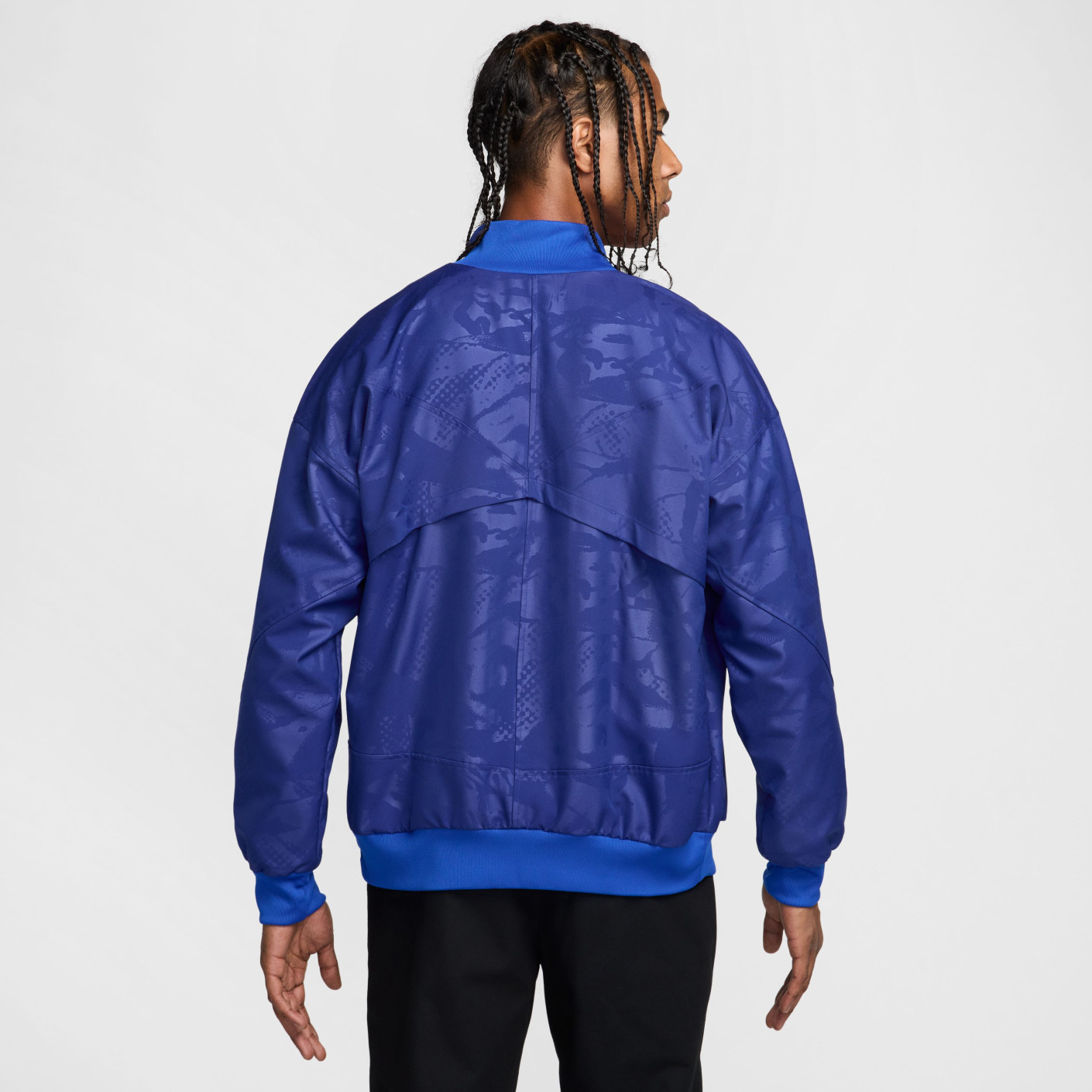 Nike Inter Milan Anthem Trainingsjack Full-Zip 2024-2025 Donkerblauw Blauw Goud