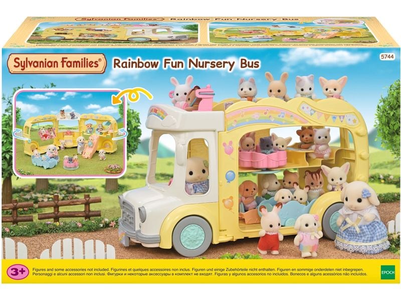 Sylvanian Families Sylvanian Families Bus Regenbogen Erlebn Spiel-Set