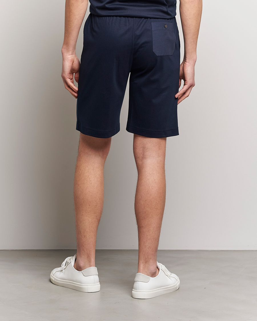 Zimmerli of Switzerland Cotton/Modal Loungewear Shorts Midnight