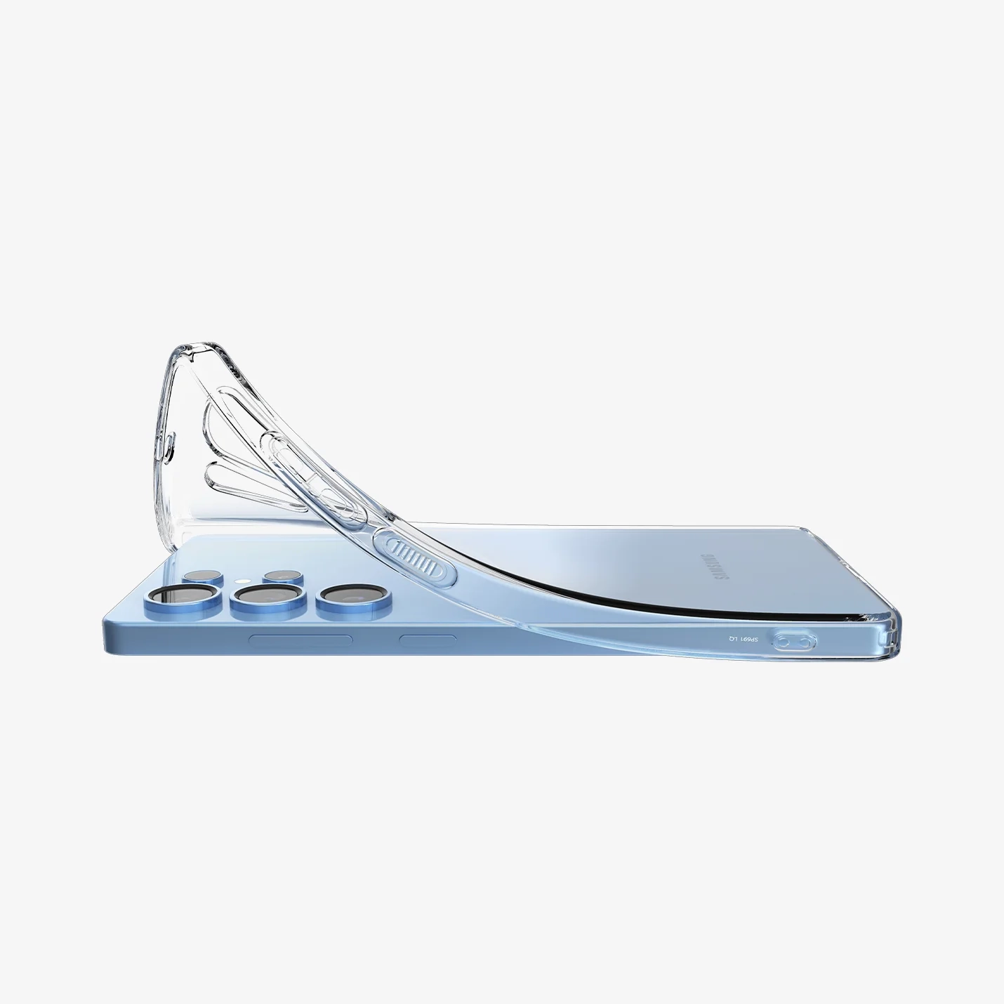 Samsung Galaxy S25 Ultra Liquid Crystal Case Gummi Hülle (ACS08948) - Crystal Clear (Transparent)