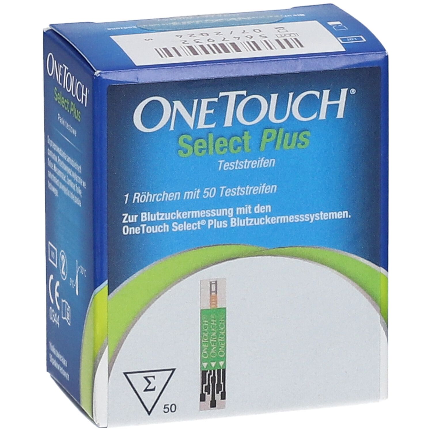 OneTouch Select Plus Blutzuckerteststreifen zur Blutzucker-Messung bei Diabetes (Zucker-Krankheit)