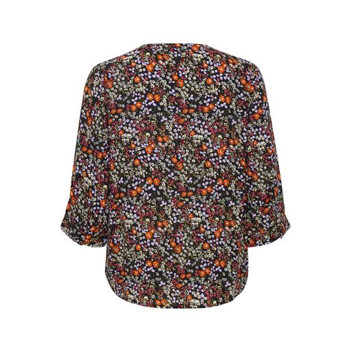 Fransa Blomstermønstret Bluse Russet Orange Mix, XXL