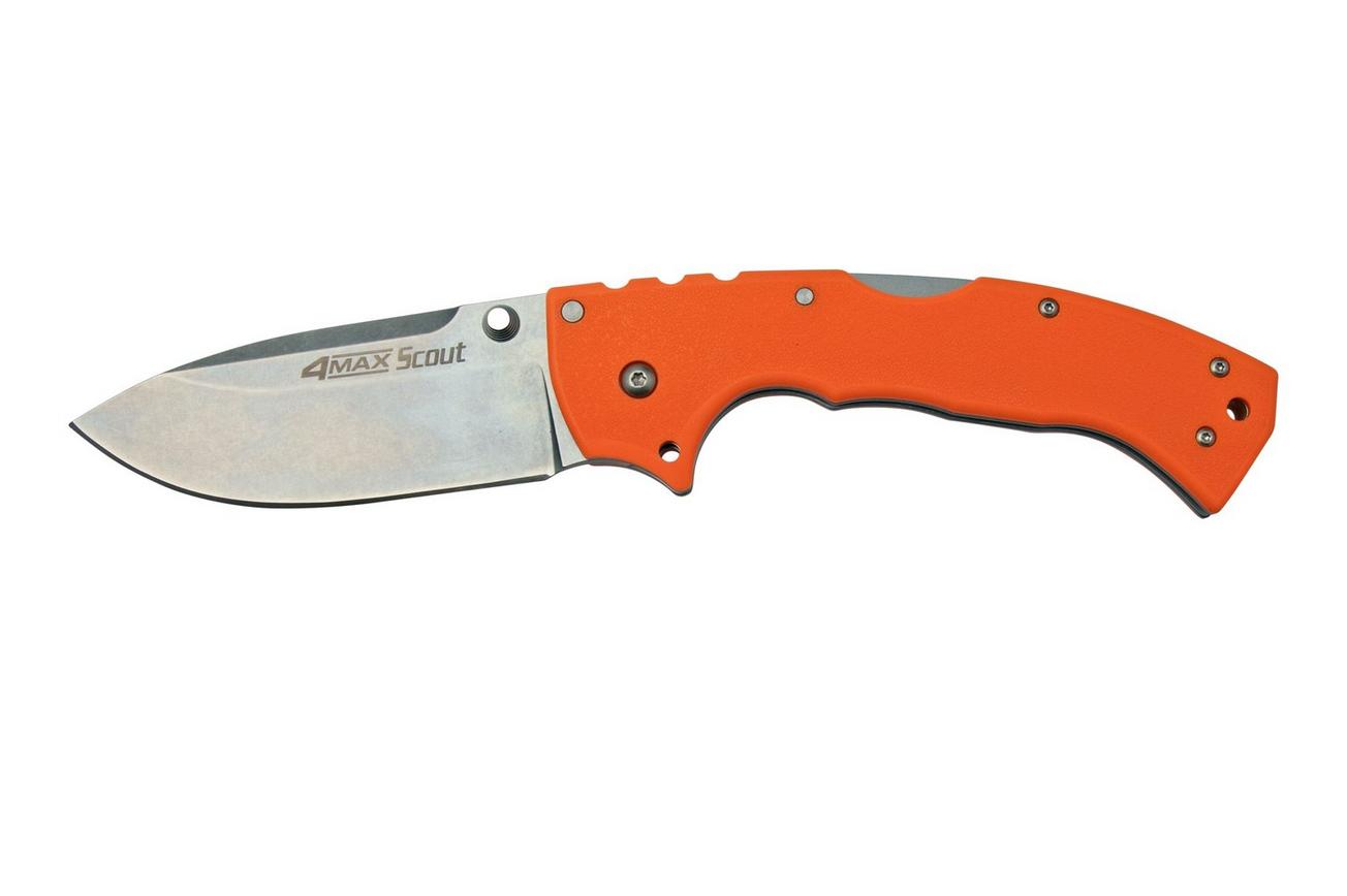 Cold Steel 4 Max Scout 62RQORSW Orange zakmes, Andrew Demko design