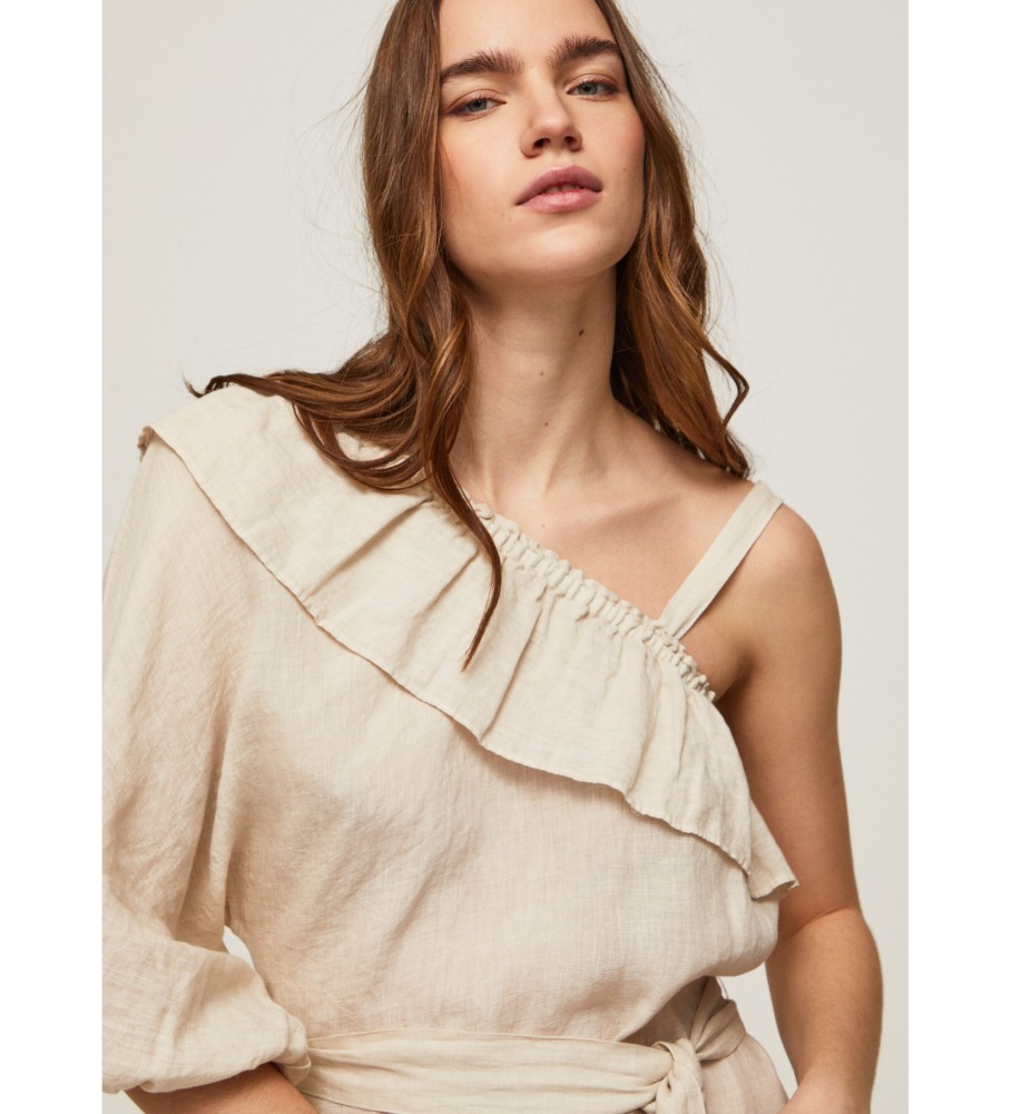 Vestido bege Polinas da Pepe Jeans