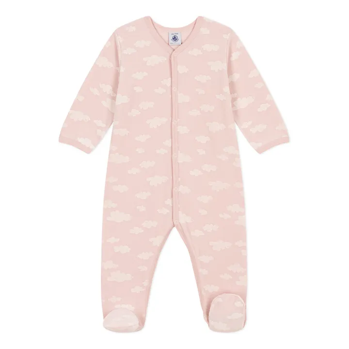 Petit Bateau Pyjama en Velours Nuage | Rose