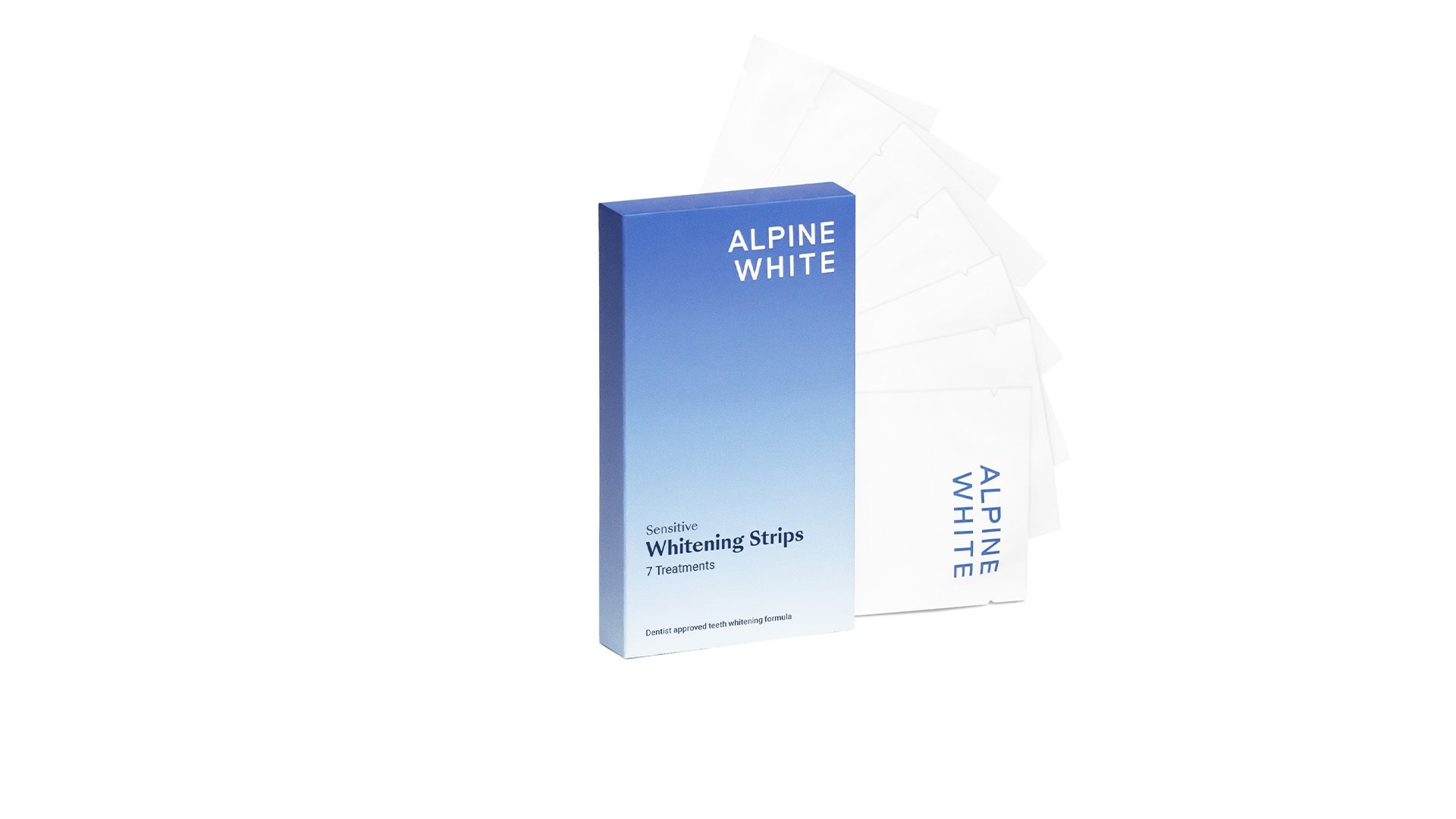 Alpine White Whitening Strips Sensitive für 7 Anwendungen 1 Stk