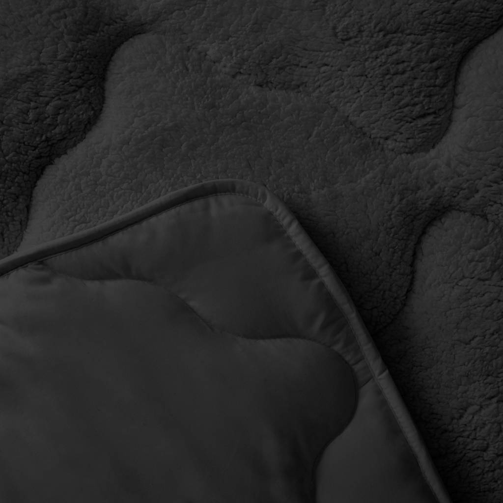 teddy Lazy dekbed antraciet