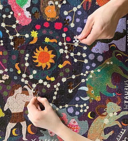 Eeboo Fluoreszierend Puzzlespiel - 1000 Teile - Sternzeichen
