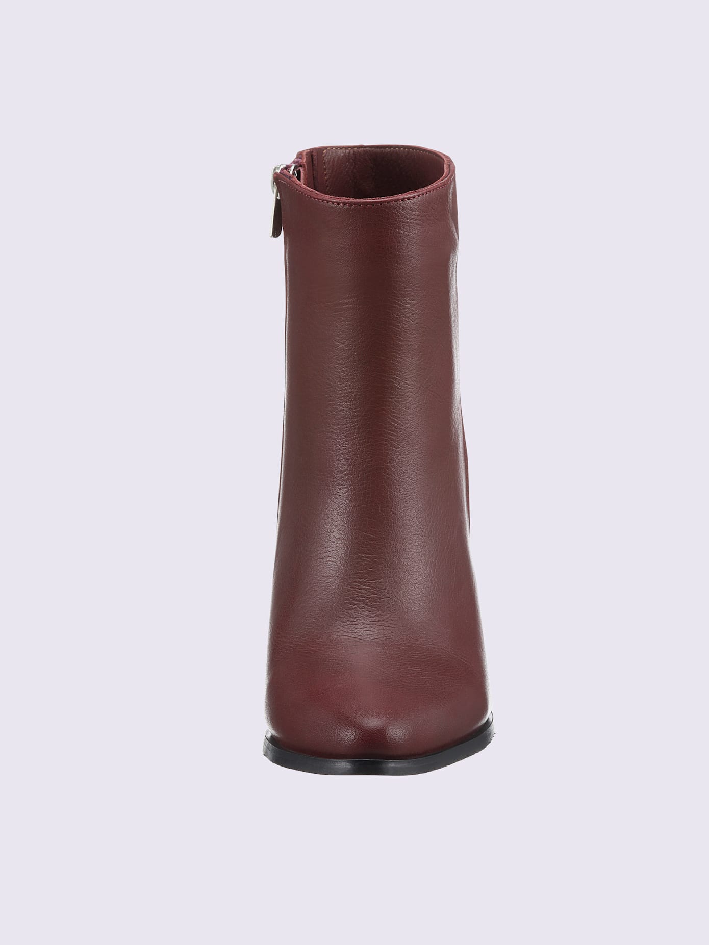 Bottines cuir de bœuf nappa et velours