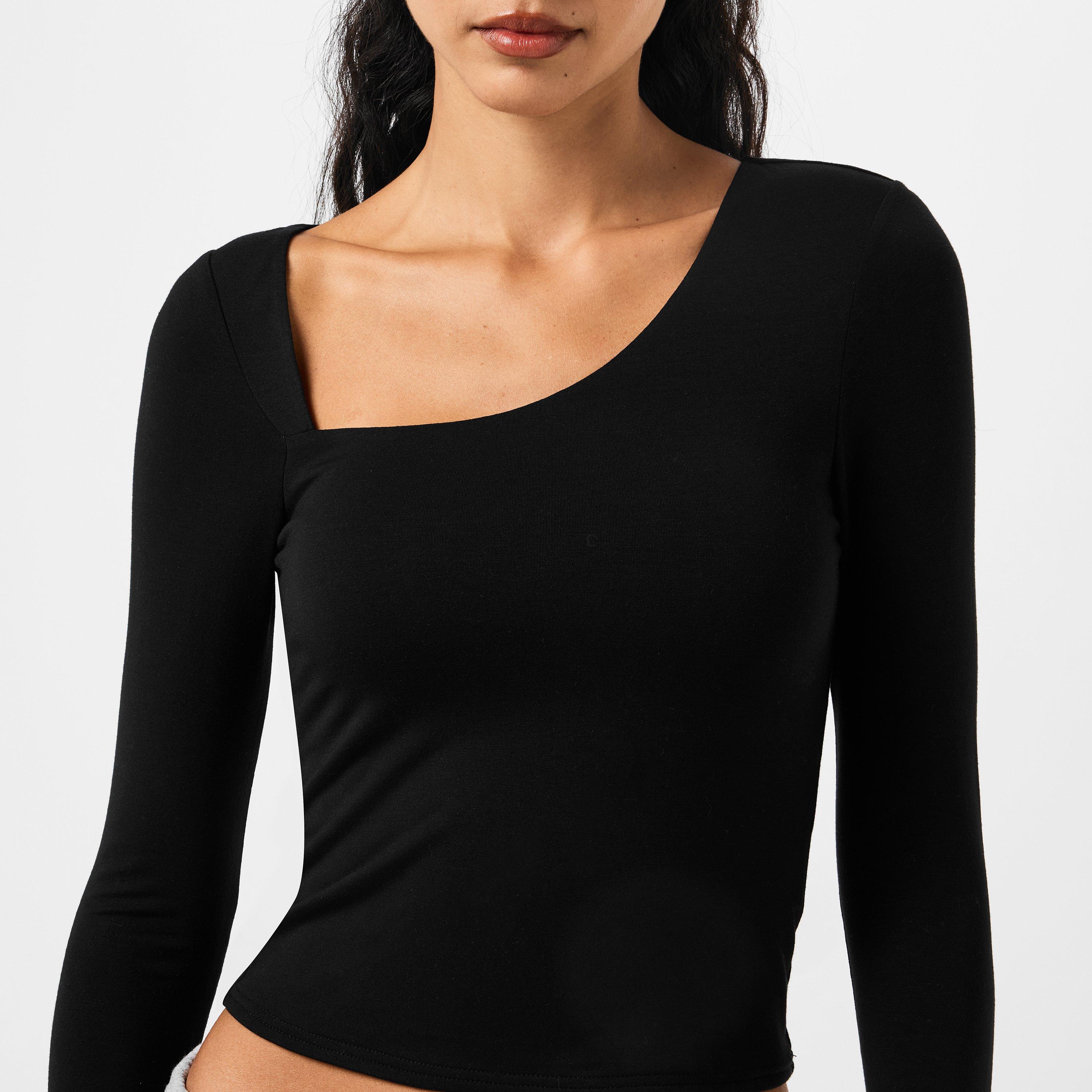 Jack Wills JW Slash Long Sleeve Top Womens