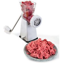 Hachoir Tartare, plastique/inox, blanc