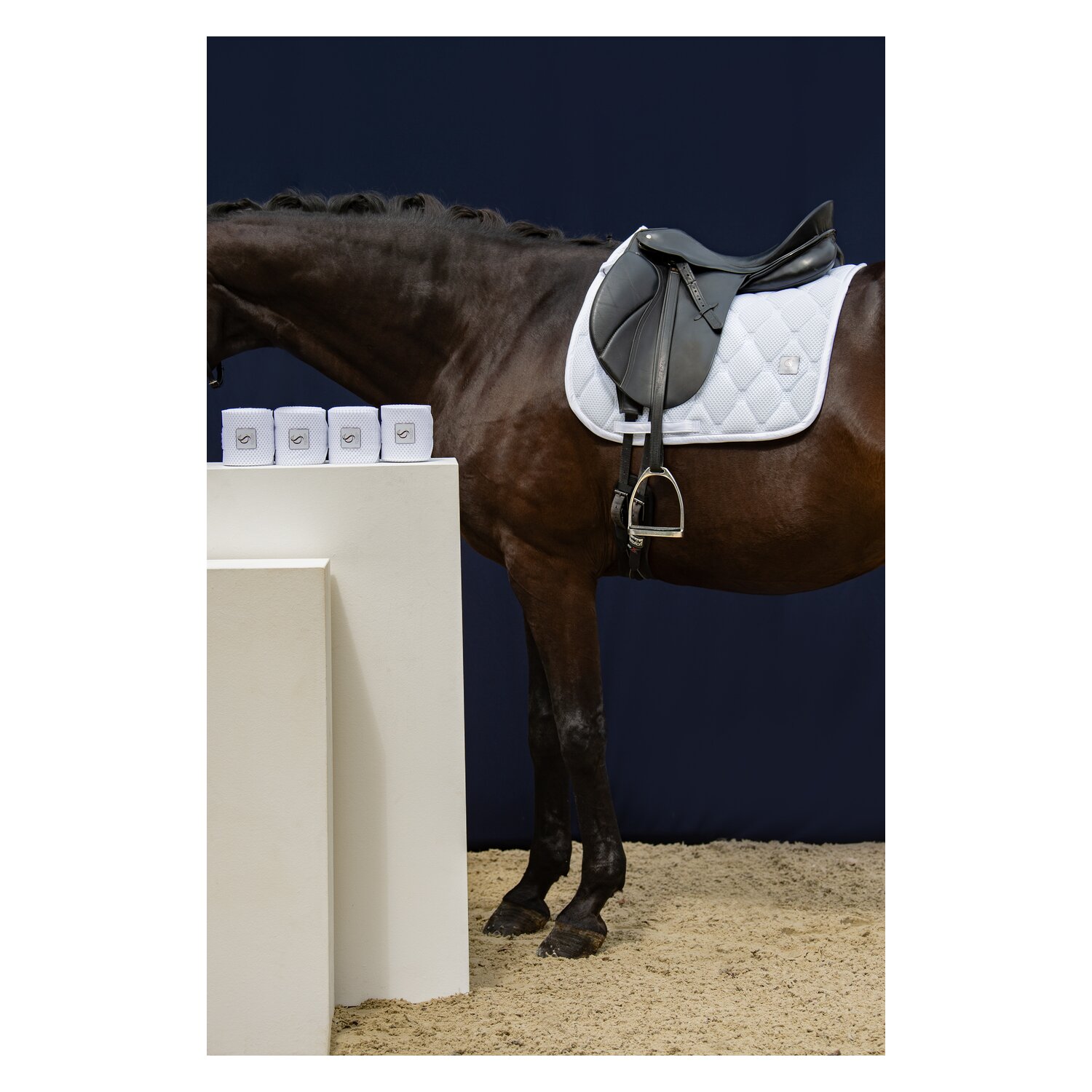 ESKADRON Classic Sports Bandagen Fleece  - white