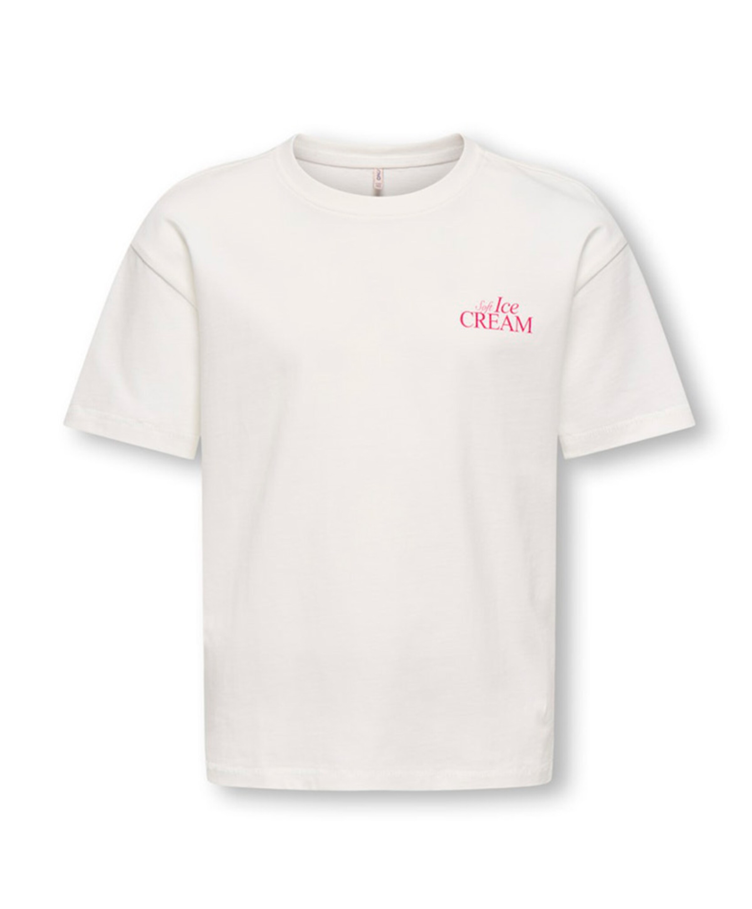 Only Meisjes T-shirt ecru