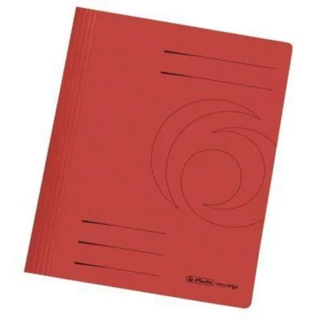 Herlitz Schnellhefter gefaltet, rot intensiv, A4