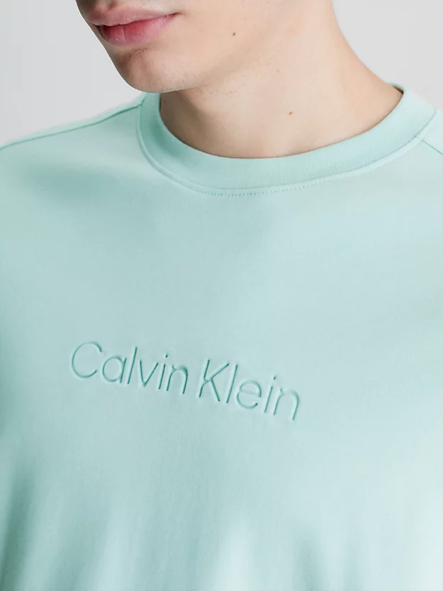 Camiseta de algodão orgânico com logotipo