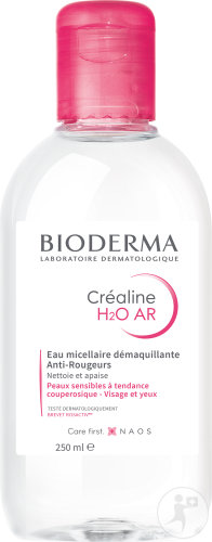 Bioderma Créaline H2O AR Eau Micellaire Démaquillante Anti-Rougeurs Peaux Sensibles 250ml
