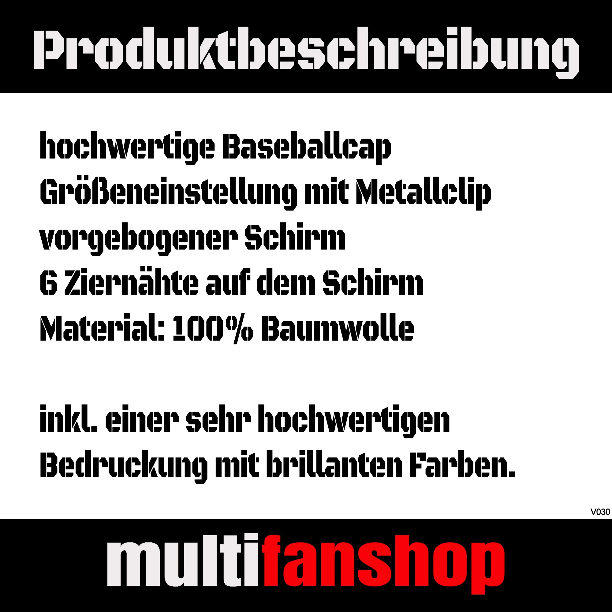 multifanshop® Baseballcap - Karlsruhe - Herzschlag - Druck blau