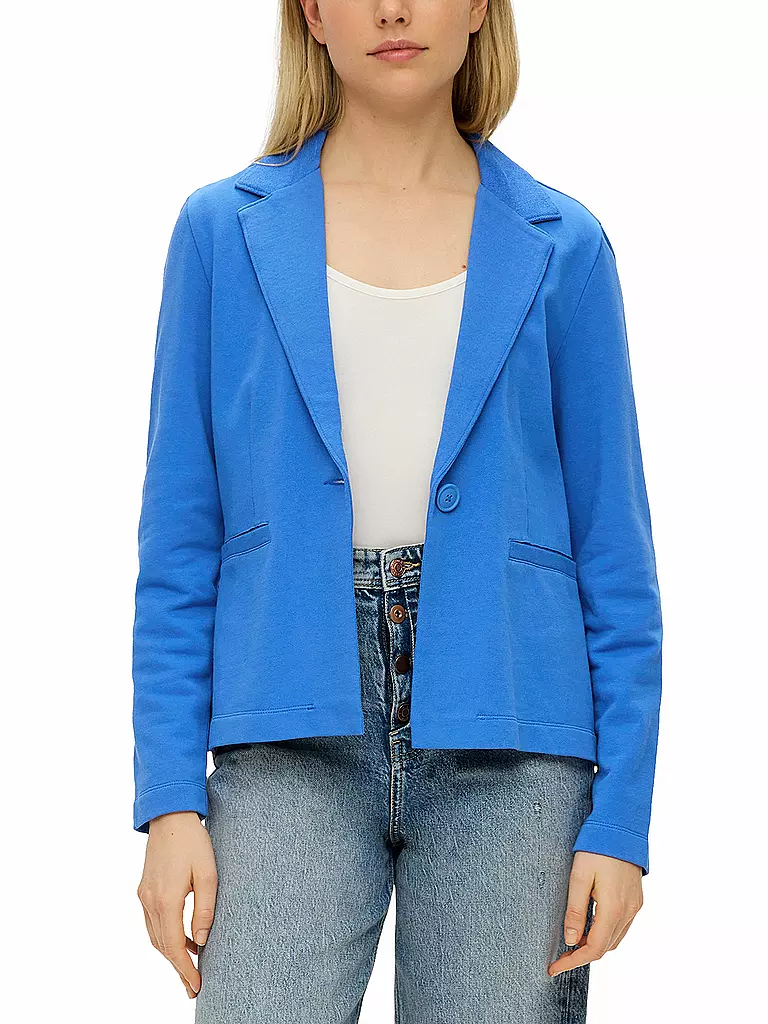 S.OLIVER Jerseyblazer blau