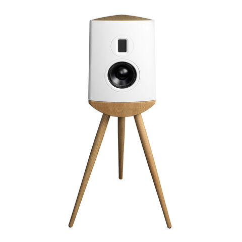 Lyngdorf Cue-100 – compacte high-end luidspreker met uniek ontwerp Wit
