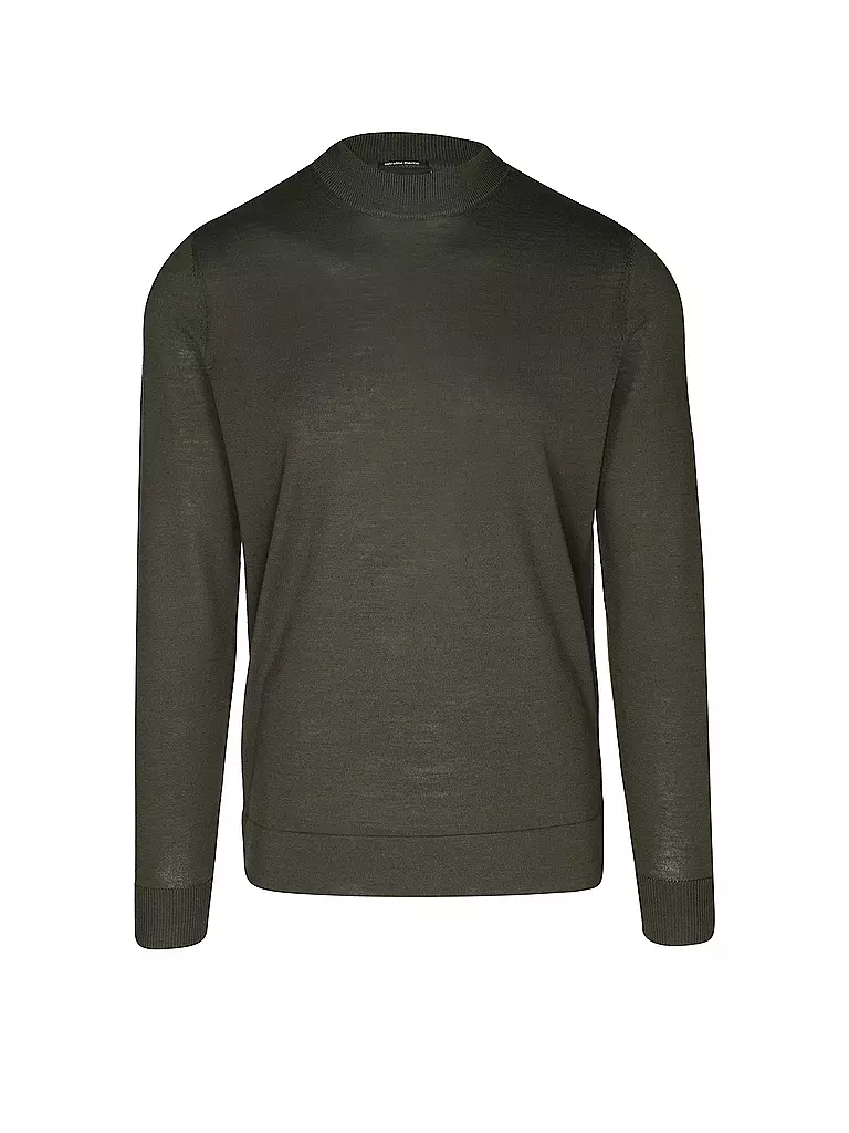 STRELLSON Stehkragenpullover MAREK olive