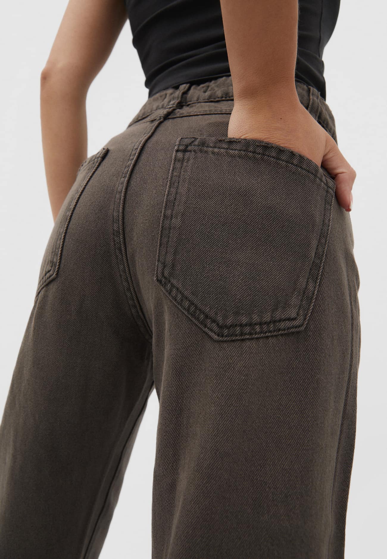 calça jeans reta vintage