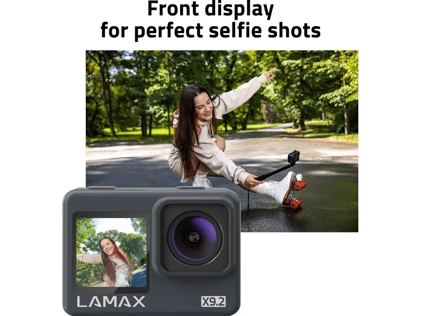 Lamax LAMAXX92, 4K Ultra HD, 16 MP, 120 fps, Wi-Fi, 1050 mAh, 65 g