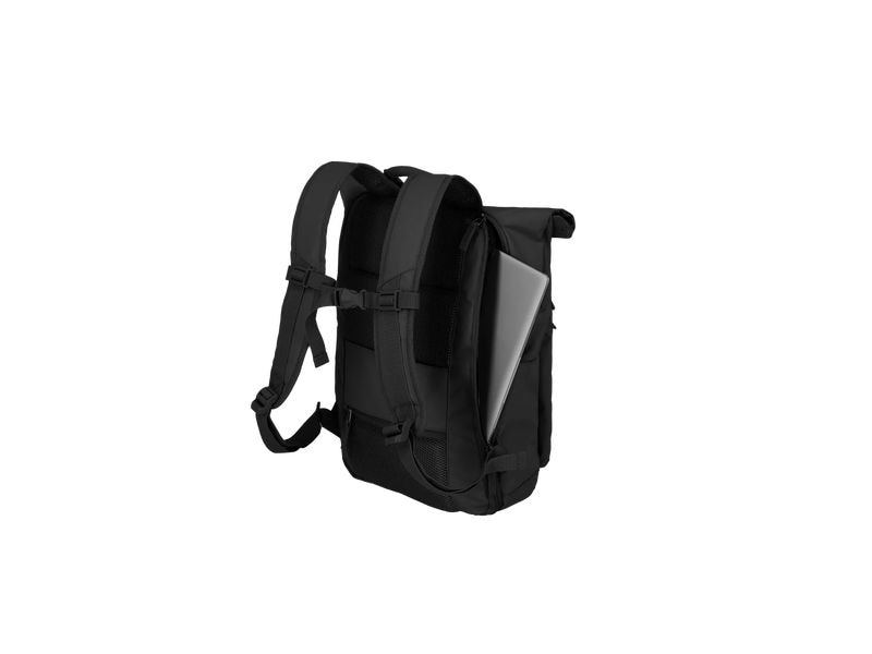travelite Rucksack Basics Rollup 35 l, Schwarz Freizeitrucksack