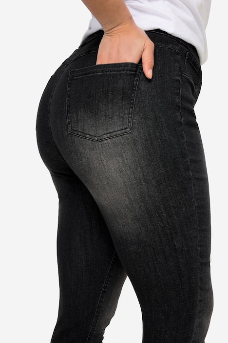 Jeggings Jule, Slim Fit, Washeffekte, Elastikbund