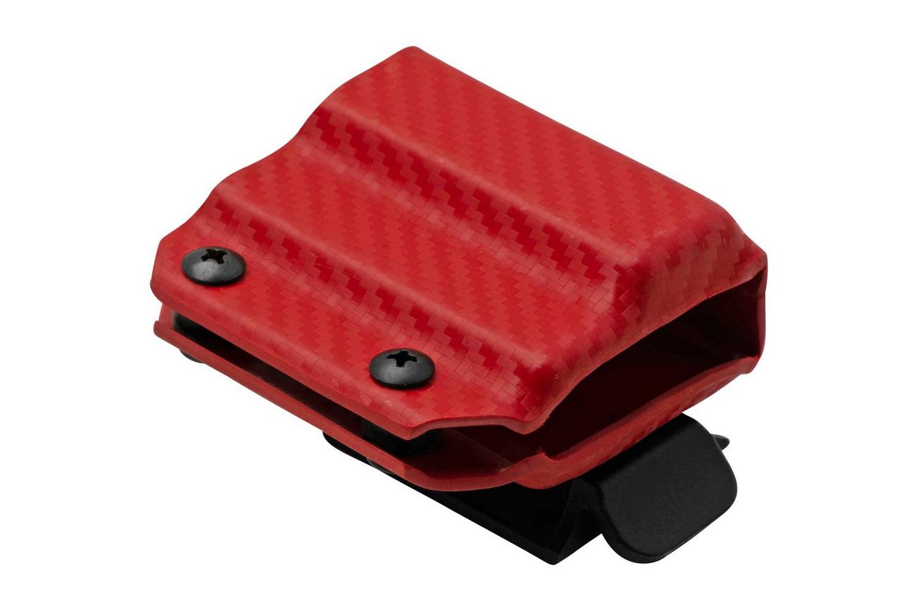 Clip And Carry Kydex Sheath Leatherman Raptor Response, Carbon Fiber Red LRAPT-RESP-CF-RED riemholster