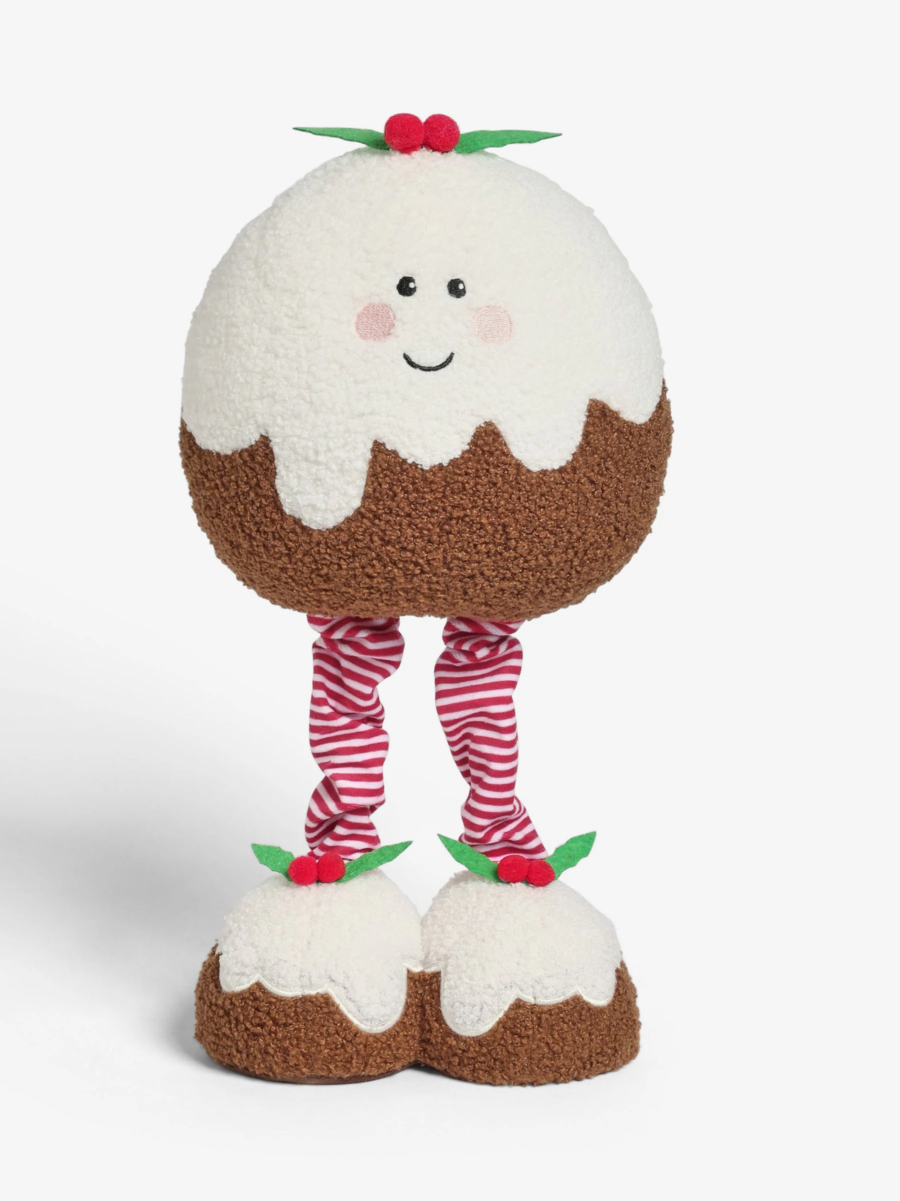 Novelty pluchen Kerstmis decoratie met bungelende benen