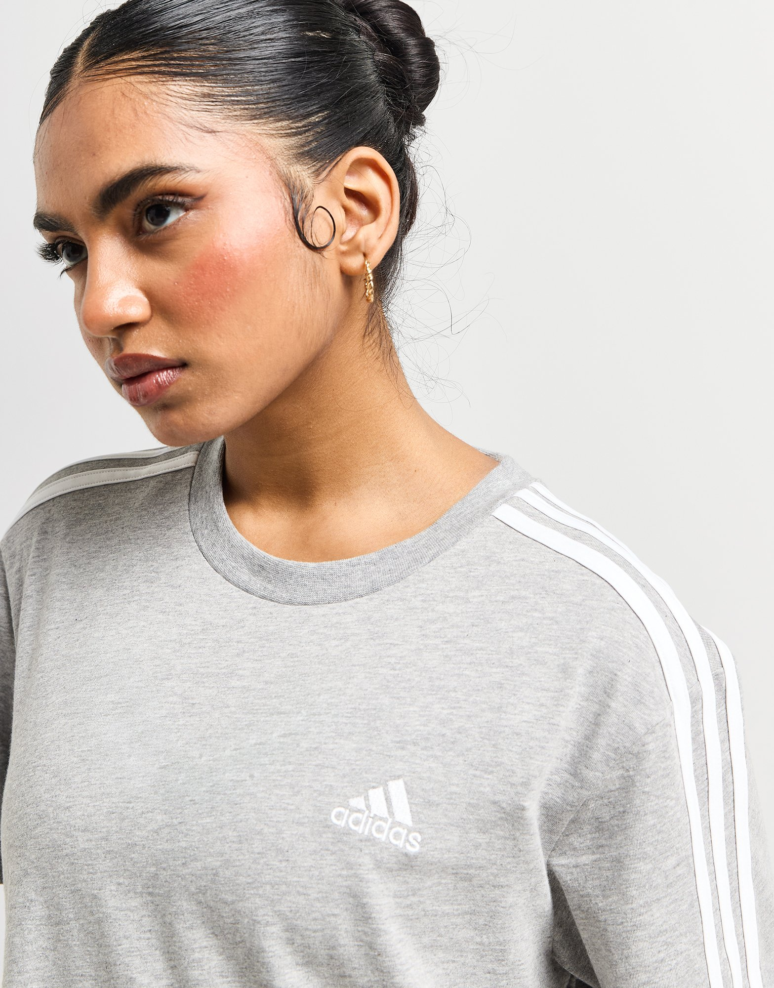 adidas T-shirt Court 3-Stripes Femme